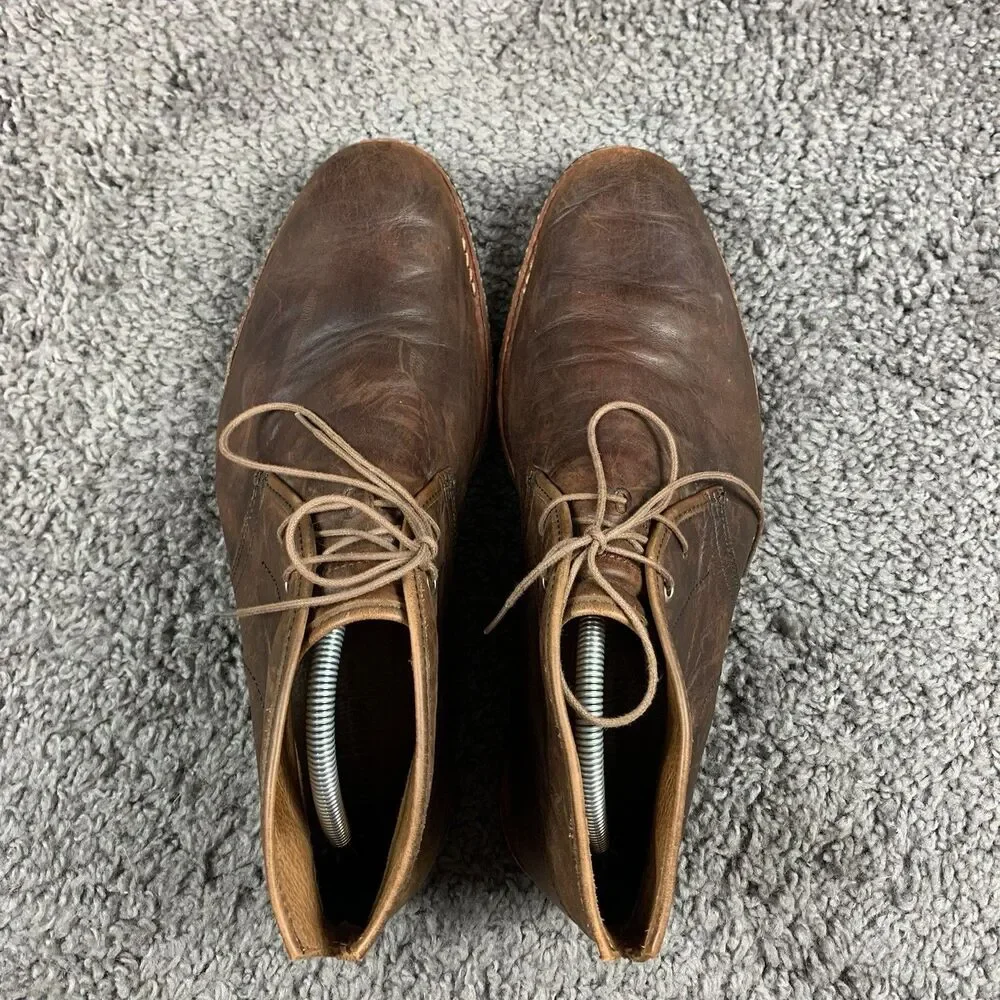 Timberland Boot Co 'Wodehouse' Lost History Chukka- Burnished Brown - Size US 10